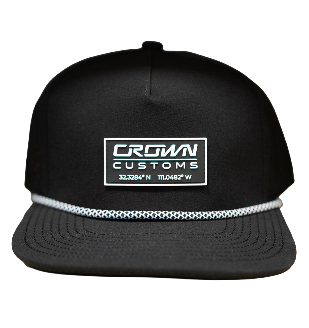Crown Customs Waterproof Flat Bill Hat