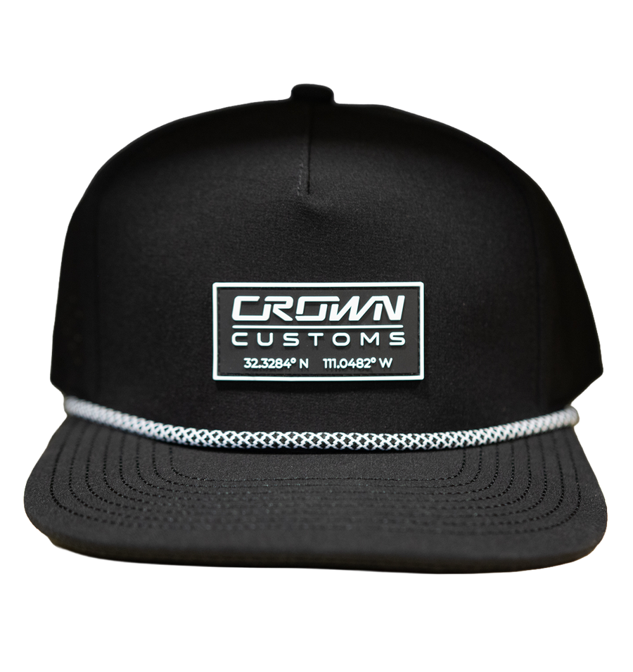Crown Customs Waterproof Flat Bill Hat
