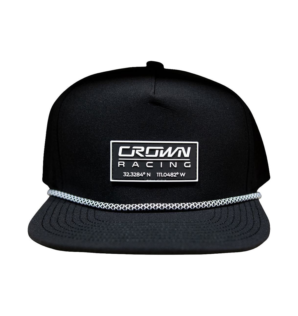 Crown Racing Waterproof Flat Bill Hat