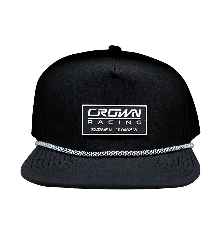 Crown Racing Waterproof Flat Bill Hat