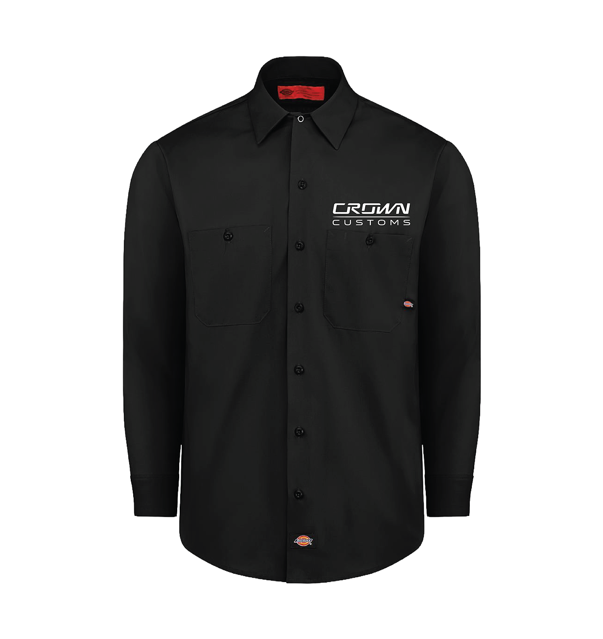 Crown Customs Logo Dickies Work Shirt