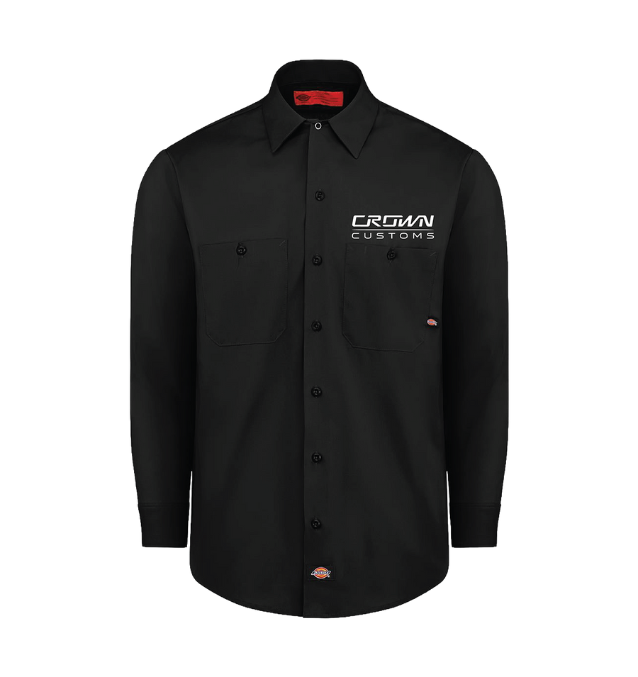 Crown Customs Logo Dickies Work Shirt