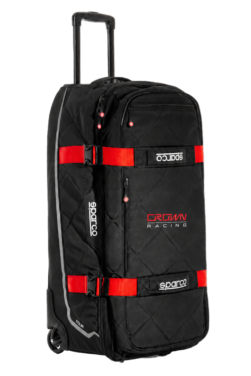 Crown Racing Sparco Tour Rolling Duffle Bag