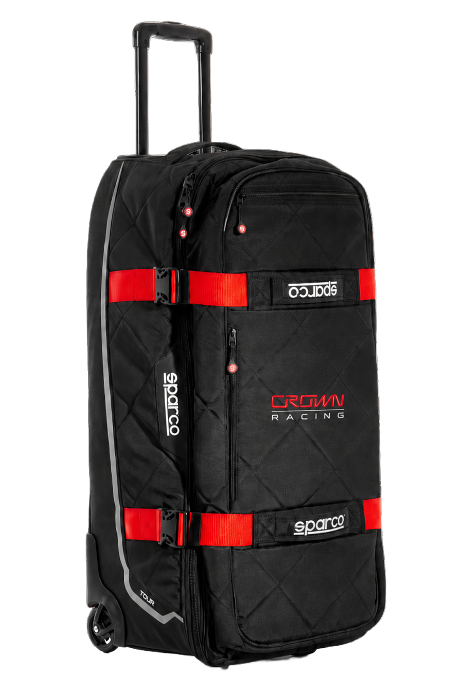 Crown Racing Sparco Tour Rolling Duffle Bag