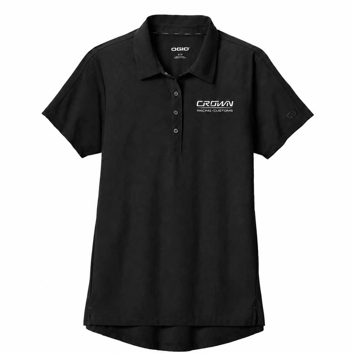 OGIO Women's Blacktop Envision Polo Crown Racing/Customs