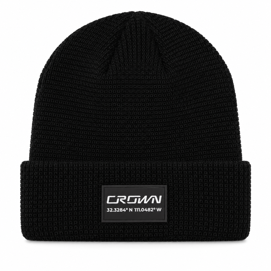 Crown Racing/Customs Waffle Knit Beanie