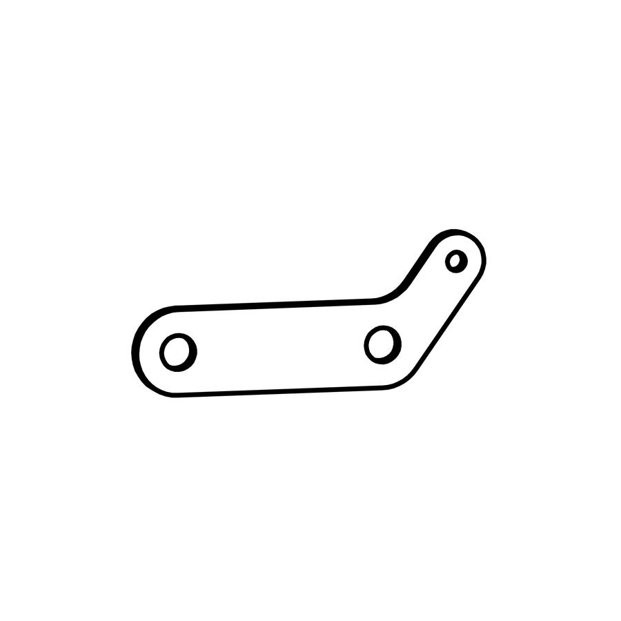AD0229 - Lower Damper Pot Bracket SR3/10 XXR, Radical parts catalogue drawing