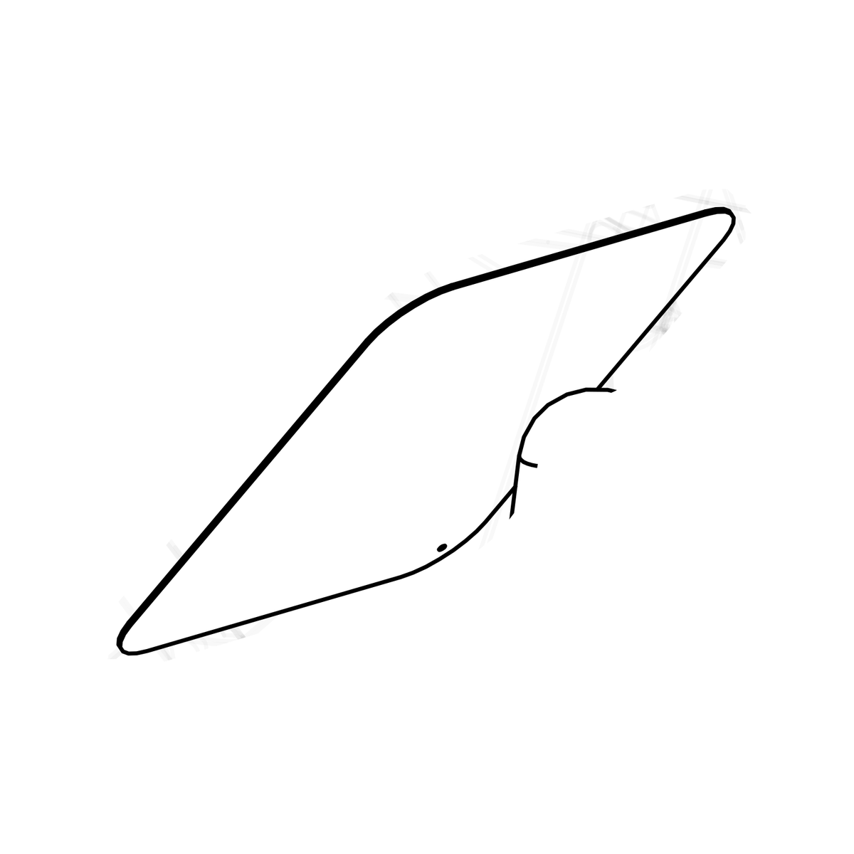CS0029 - Inspection Cover, Radical parts catalogue drawing