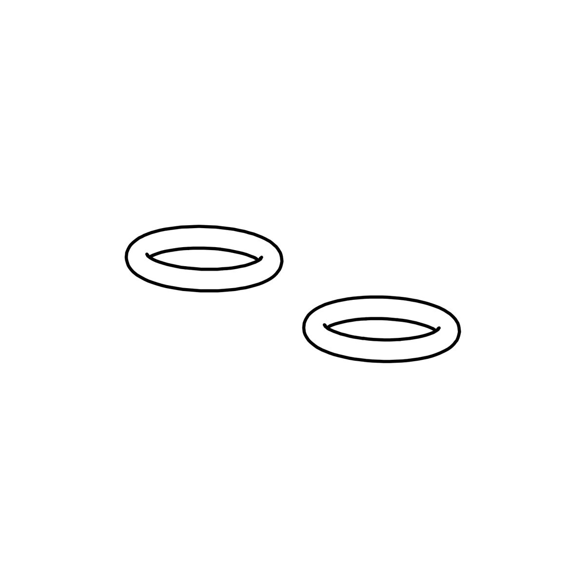 ESZ0038 - O-Ring, Radical parts catalogue drawing