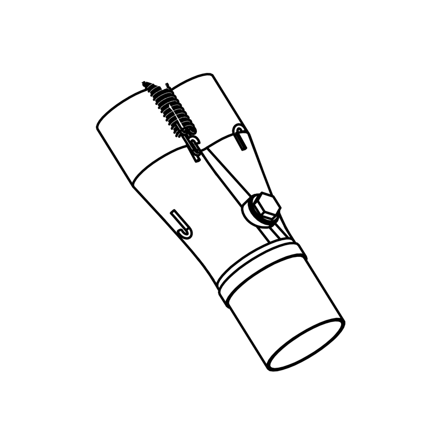 EX0238 - Exhaust Y Pipe, Radical parts catalogue drawing