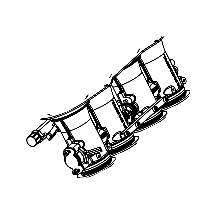 FB0061 - Throttle Body 1340cc, Radical parts catalogue drawing