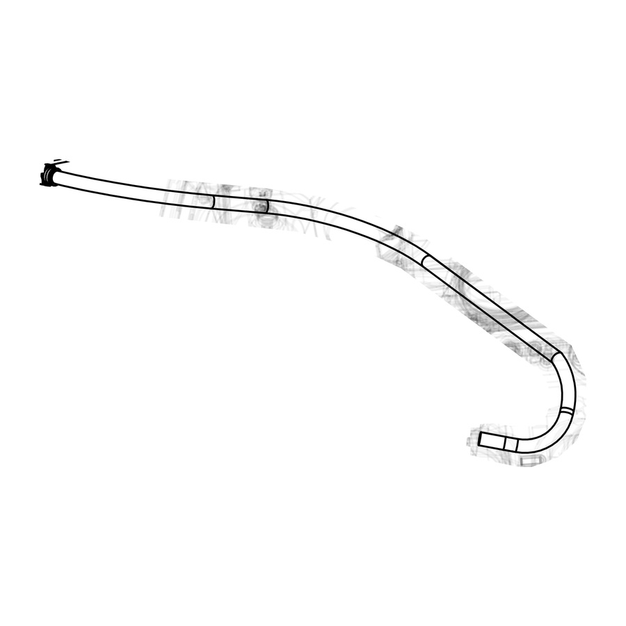 FH0012 - Overflow Hose 6mm, Radical parts catalogue drawing