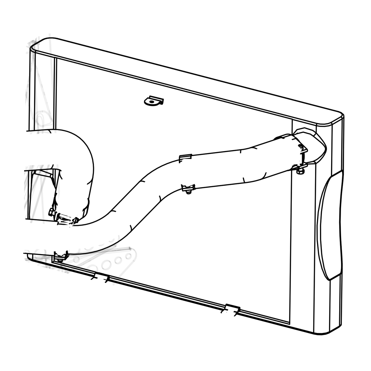 RAD-FI0180 - Intercooler, SR10, Radical parts catalogue drawing