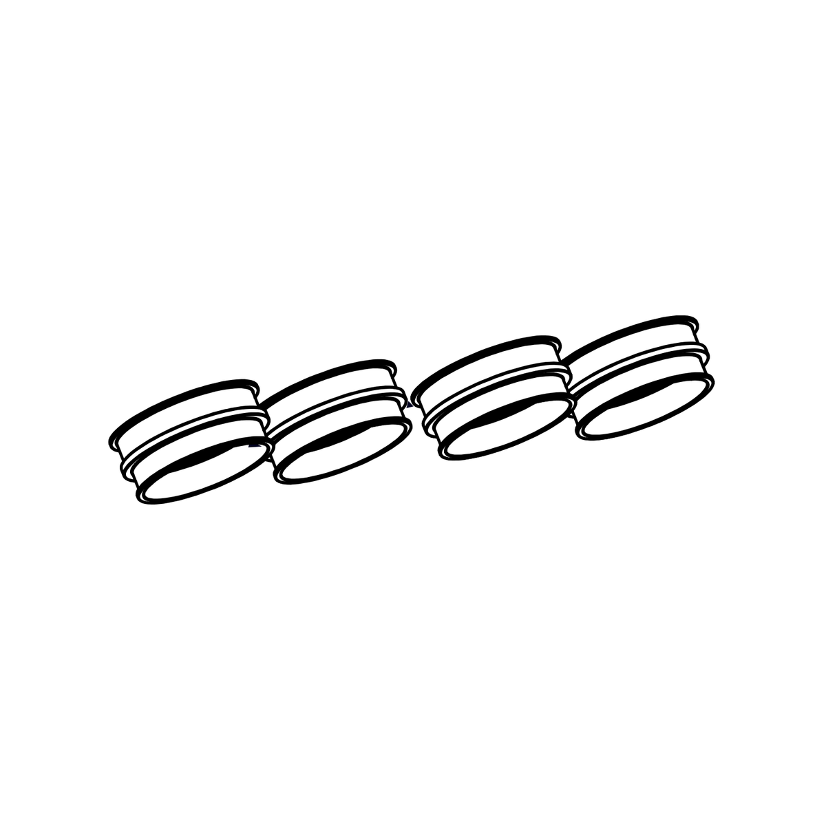 FI0191 - Throttle Rubber 2023, Radical parts catalogue drawing