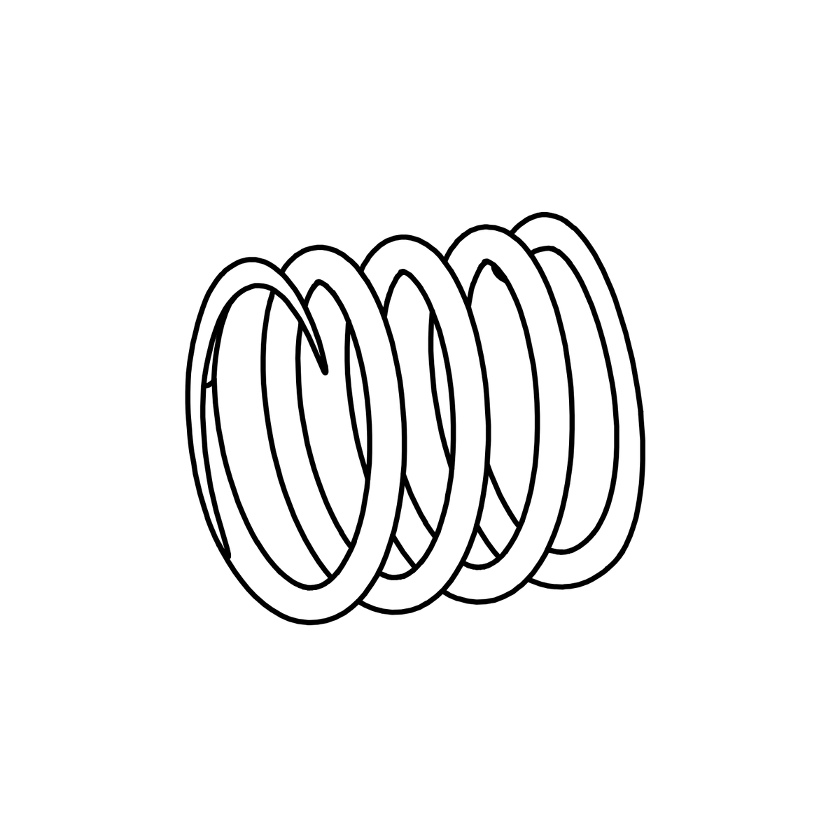 FR0020 - Spring, Radical parts catalogue drawing