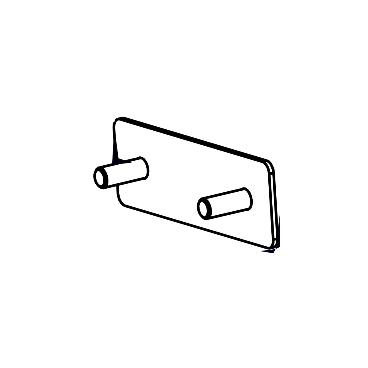 LD0030 - Dash Mounting Plate, Radical parts catalogue drawing