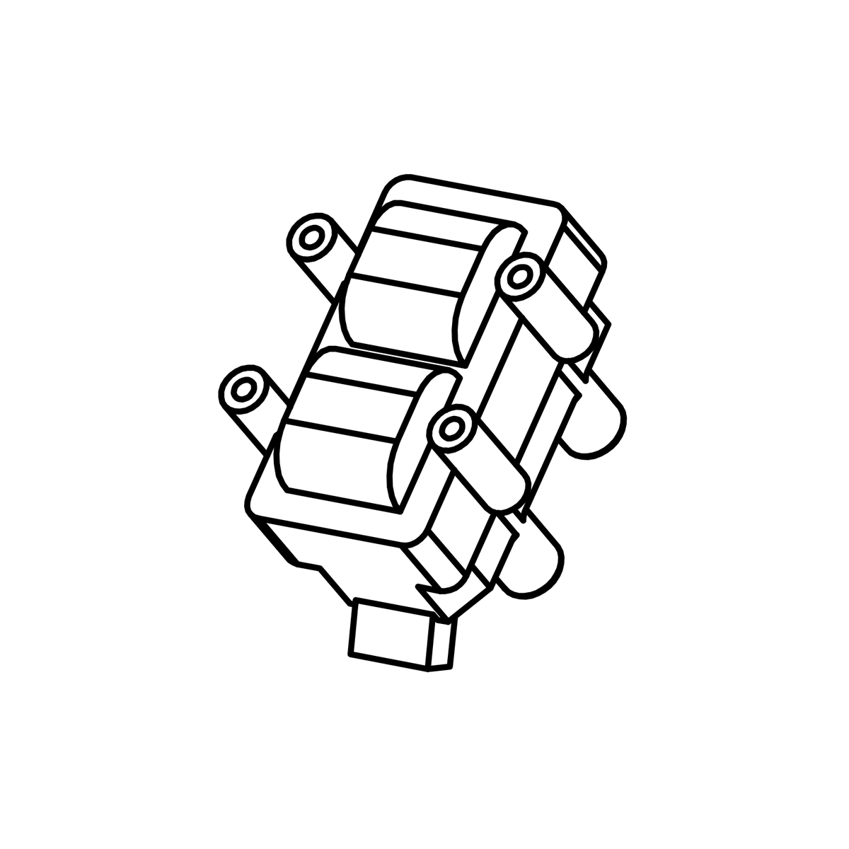 LE0020 - Ignition Coil, Radical parts catalogue drawing