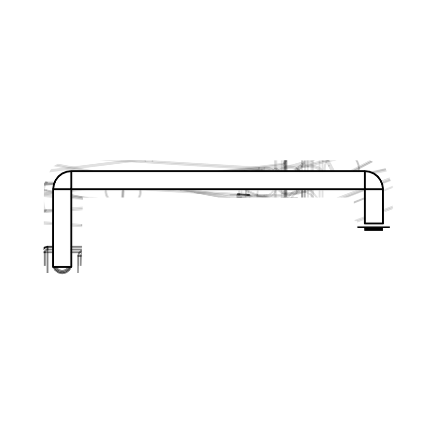 LH0165 - Starter Solenoid to Slave Battery, Radical parts catalogue drawing