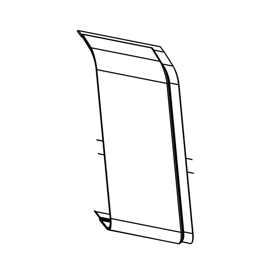 RAD-MP0117/G3 - Sidepod Scoop, LH, SR10, Radical parts catalogue drawing