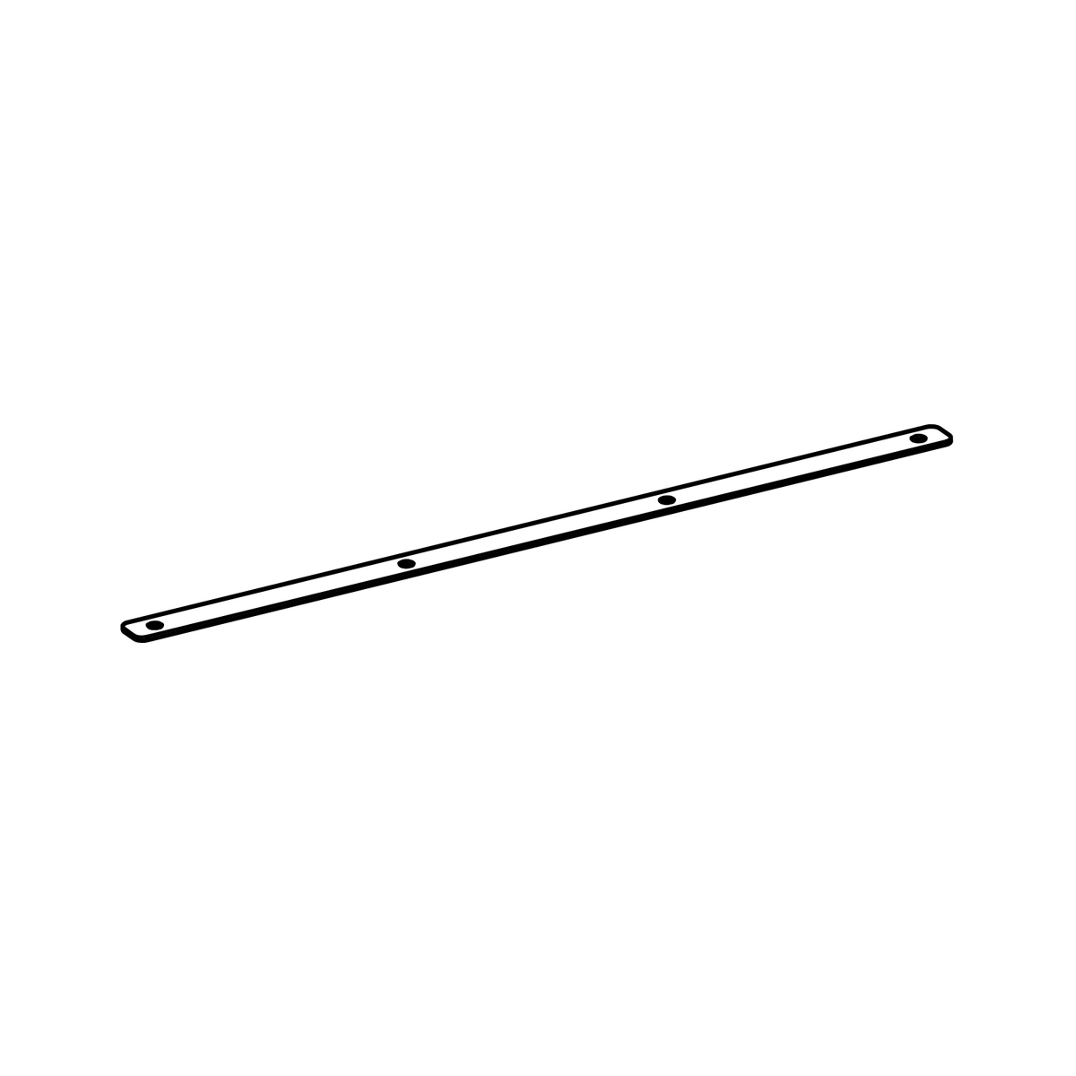 MU0062 - Front Diffuser Mtg Strip, Radical parts catalogue drawing