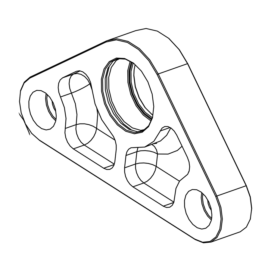 SC0157 - SR3 High Steering Bearing Housing, Radical parts catalogue drawing
