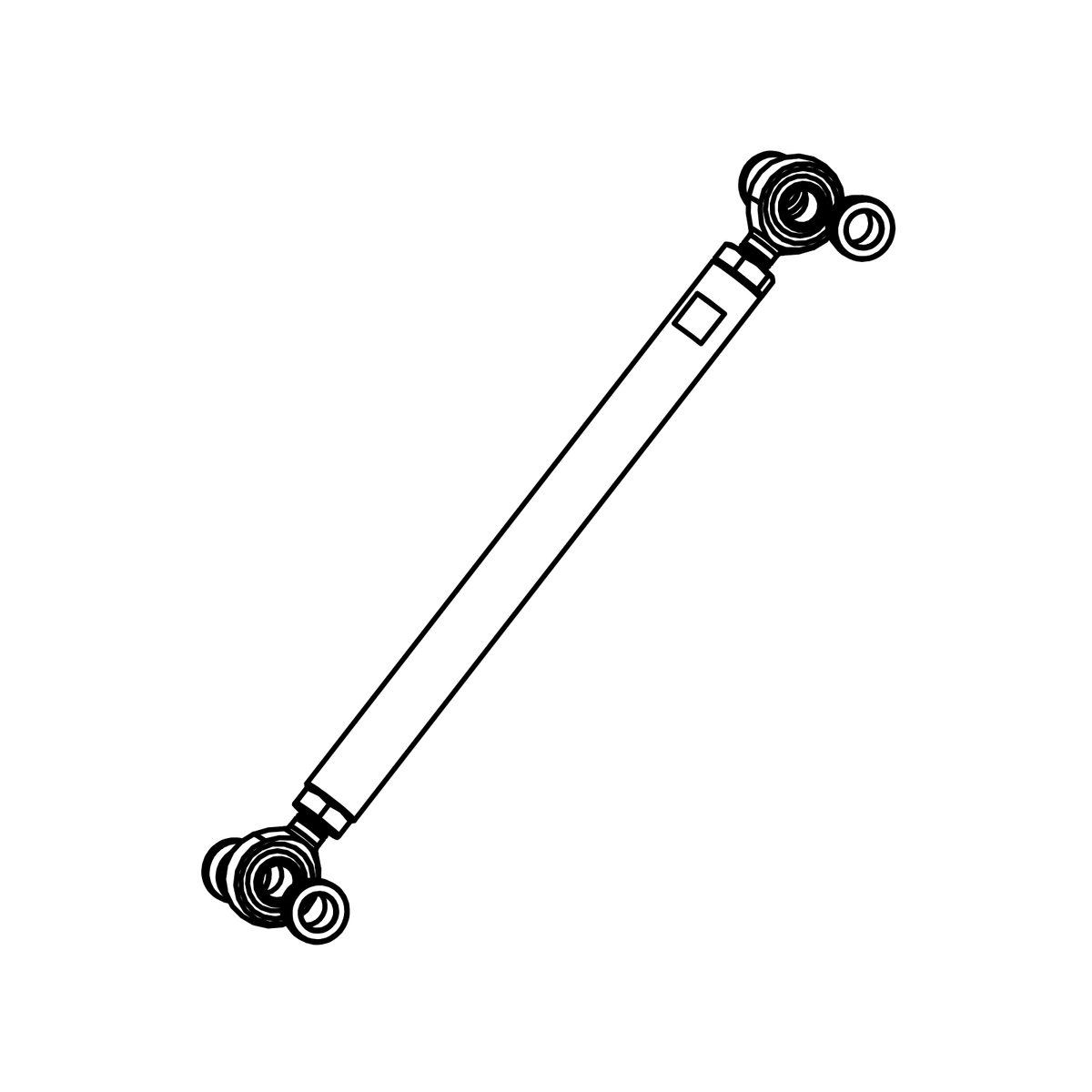 SP0015 - Front Adj Pushrod Kit, Radical parts catalogue drawing