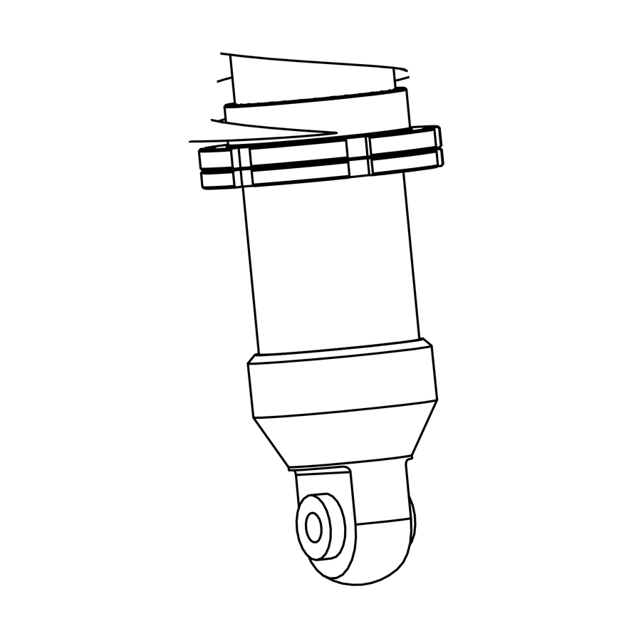 SS0034 - Damper Intrax Front Single Way Adj (2), Radical parts catalogue drawing