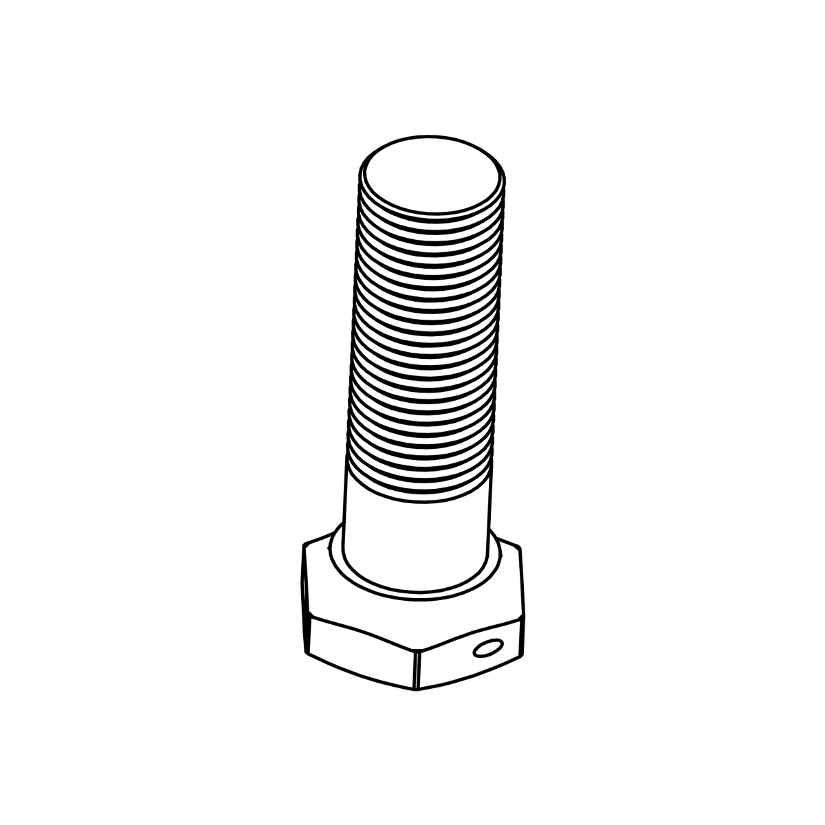 SU0012 - Lower Hub Carrier Bolt, Radical parts catalogue drawing