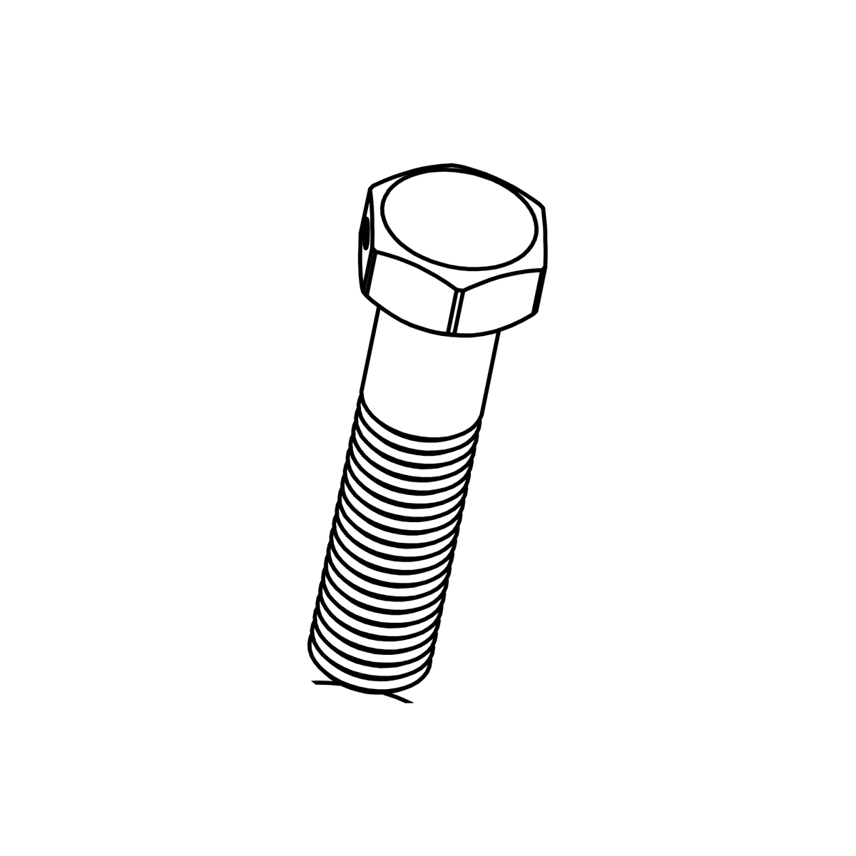 SU0109 - Upper Hub Carrier Bolt, Radical parts catalogue drawing