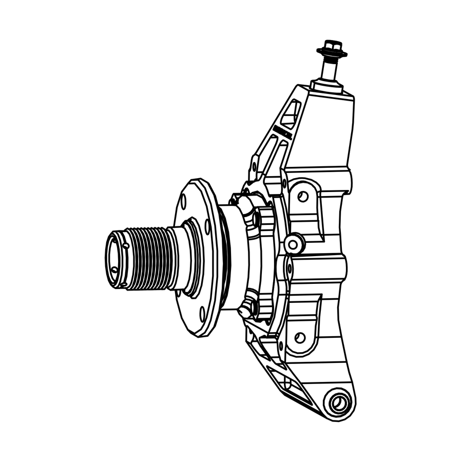 RAD-SU0198 - Billet Upright, Rear LH, SR3, Radical, Radical parts catalogue drawing