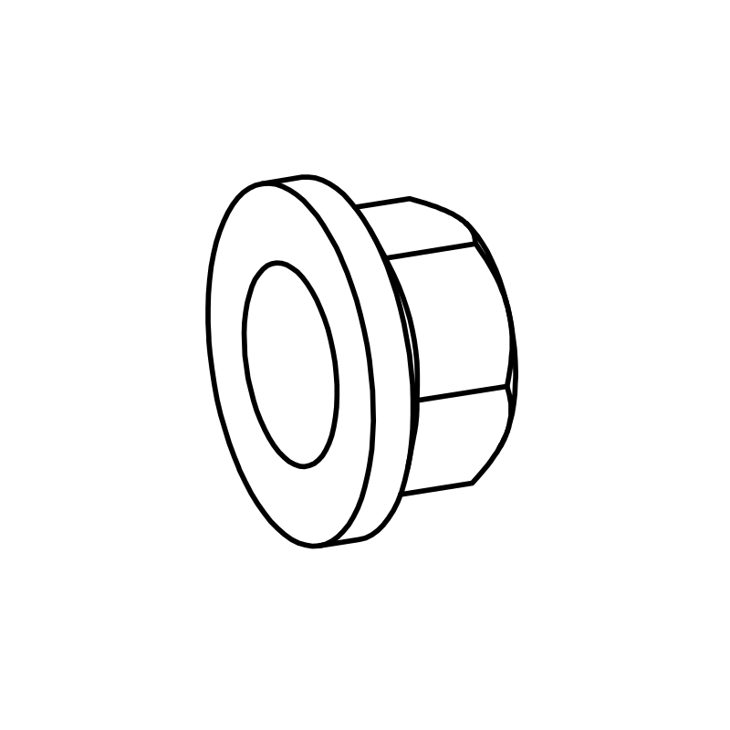 7I08/009 - 1/2" UNF K Nut