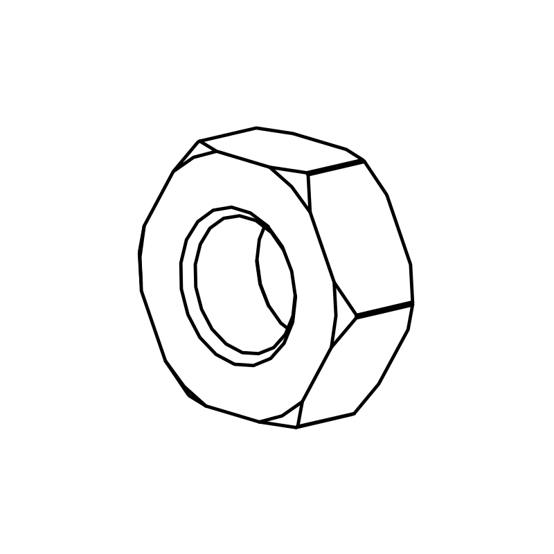 7M08/001 - M8 Nut