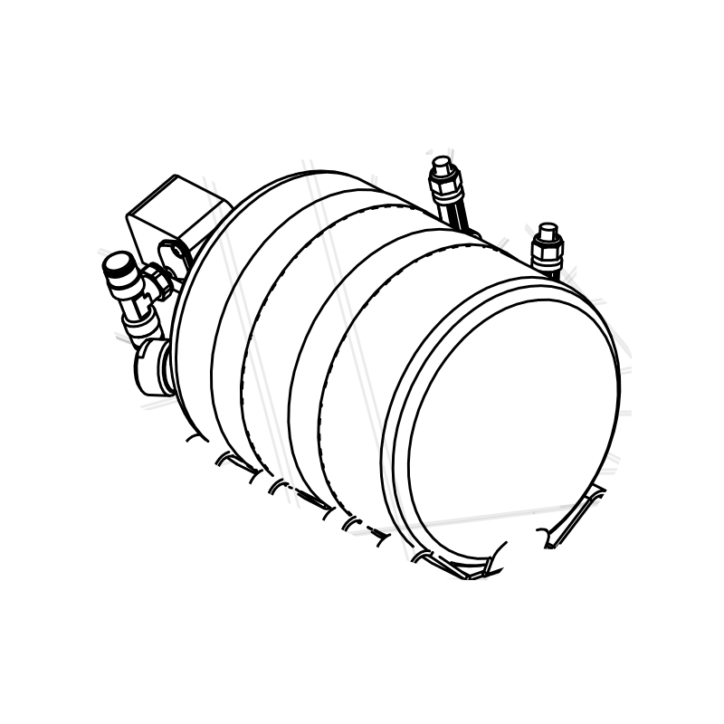 AF0039 - FIA Gas Fire Extinguisher Electric (inc. Hoses)