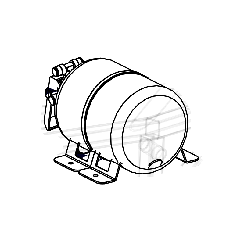AF0044 - FIA Gas Fire Extinguisher Mechanical (inc. Hoses)