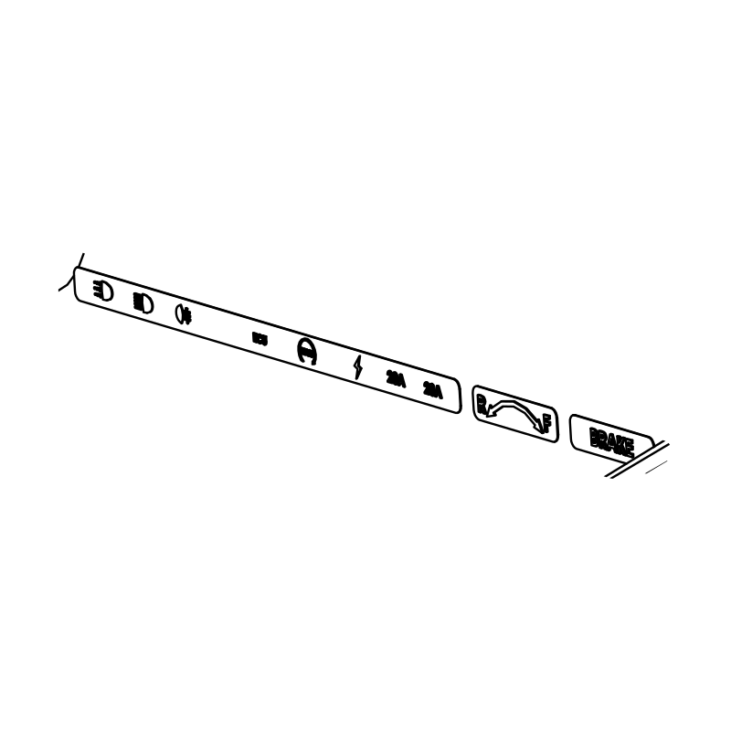 AG0152 - Dashboard Switiches Decal Sheet