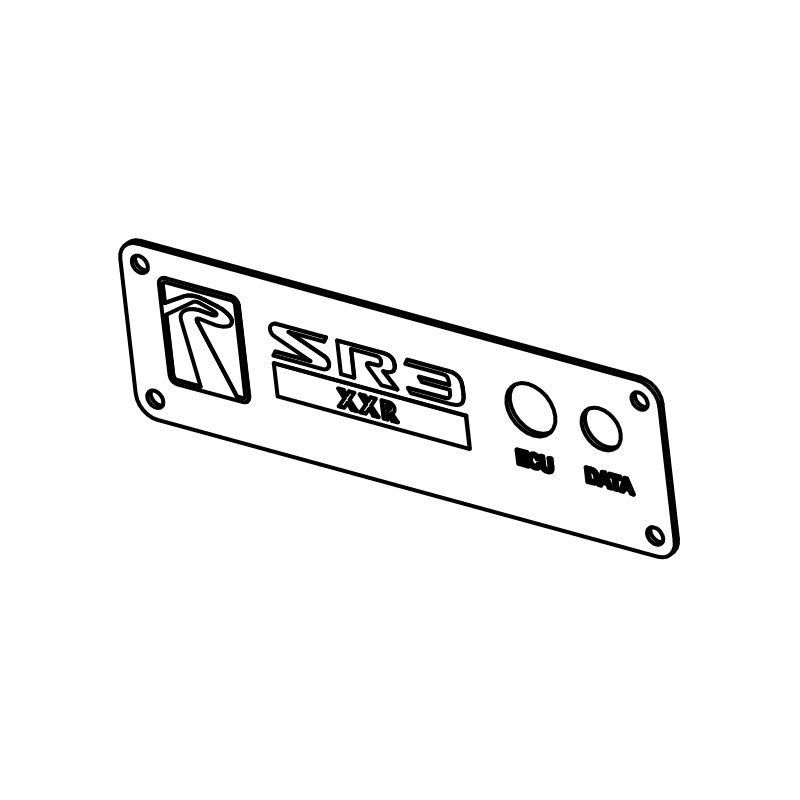 AG0212 - SR3 XXR Dash Switch Plate