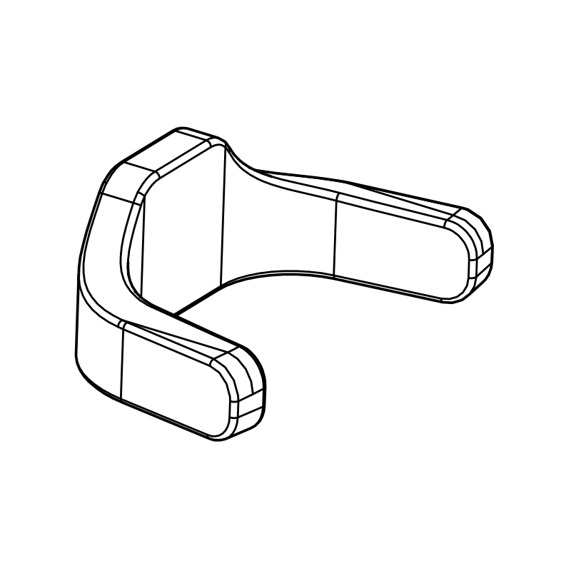 AH0151 - Head Restraint Cover Black