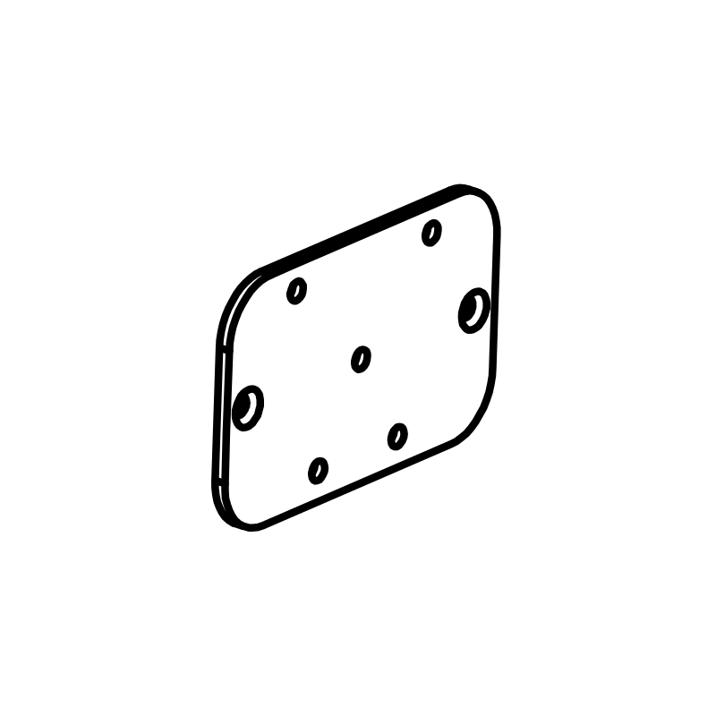 AH0168 - Head Restraint Adpater Plate