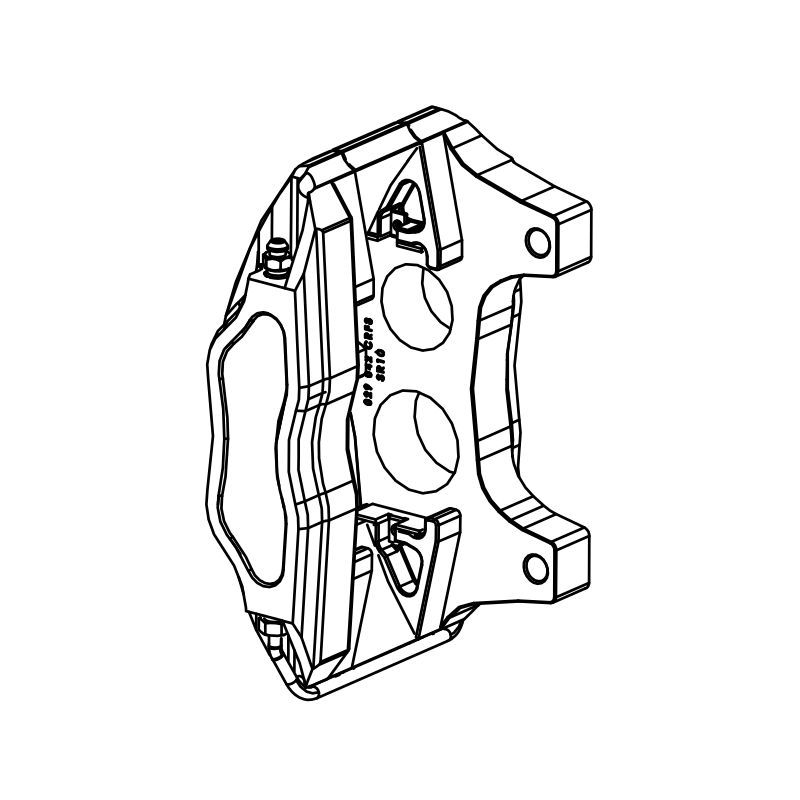 RAD-BC0069 - Brake, Caliper, Rear Right, SR10/SR8, 300mm Brakes