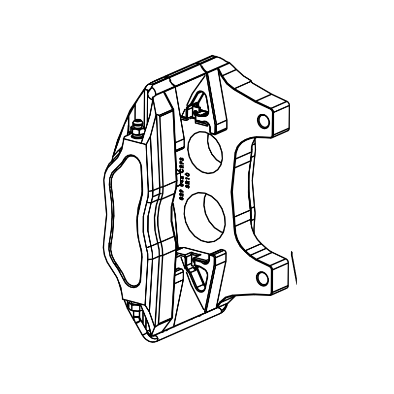 RAD-BC0125 - Caliper, Front, LH, Radical SR10 Upgrade