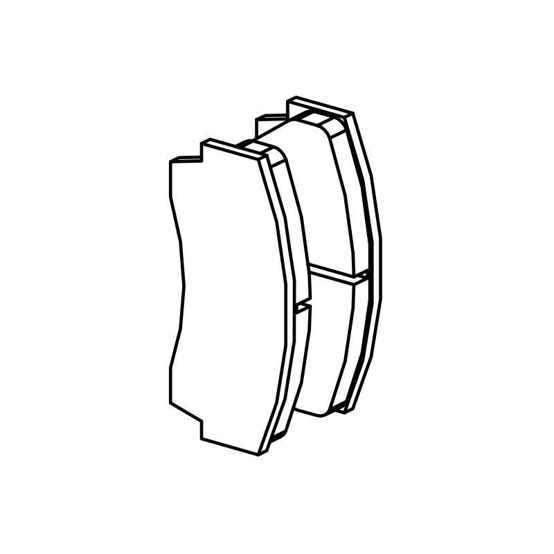 BD0010 - Brake Pad Set PFC 08 Compound