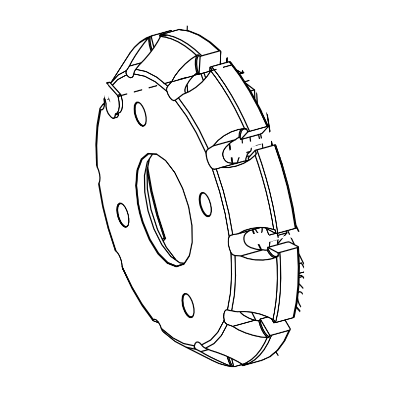 BD0060 - Brake Disc Bell 280mm