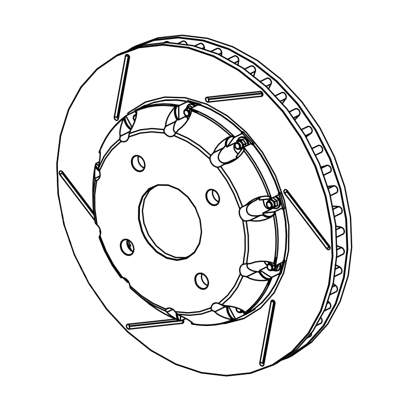 BD0064 - Brake Rotor Assy Pair