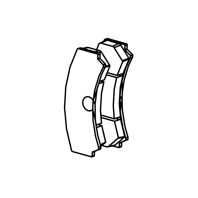 BD0150 - SR3 AP Brake Pad Set (4) - Standard