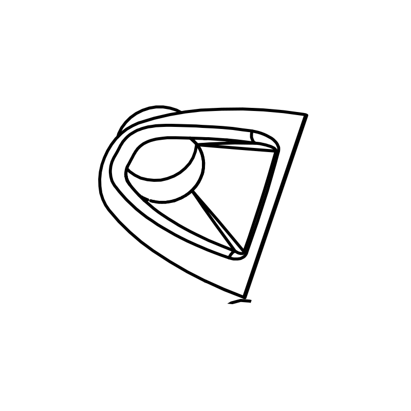 RAD-BE0067/G3 - Rear Brake Intake, Inner RH, Radical