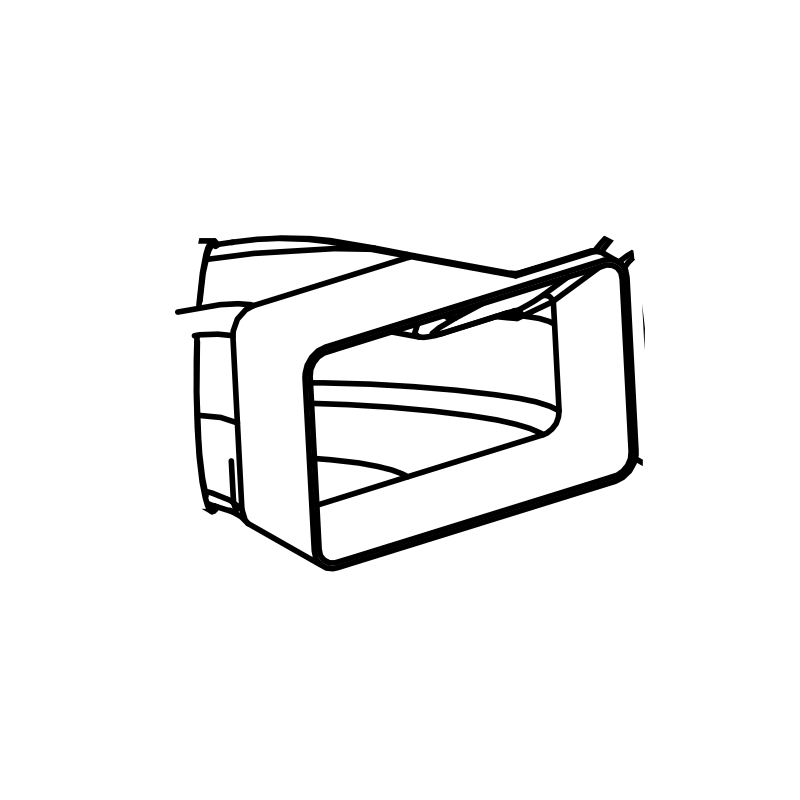 BE0093/G3 - SR3 Brake Duct Intake RH