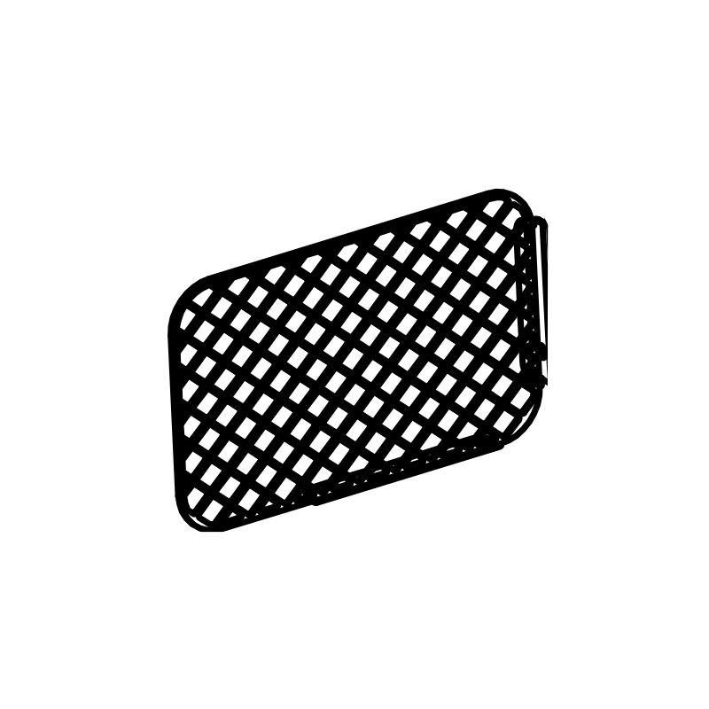 BE0097 - Front Brake Duct Grill RH