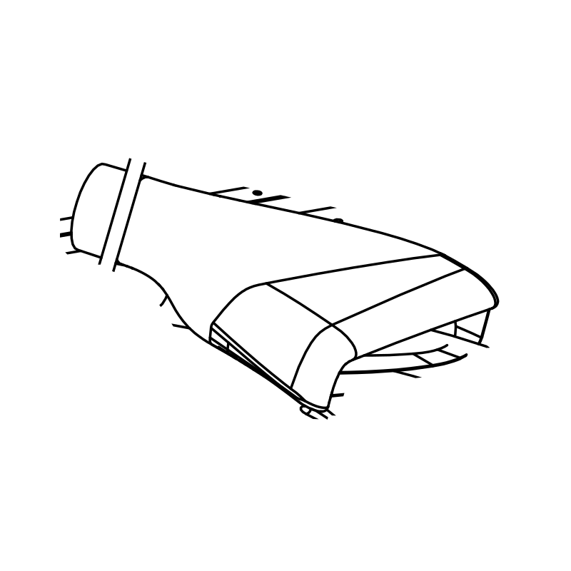 RAD-BE0110/G3 - Brake Duct Intake, RH, Radical SR10