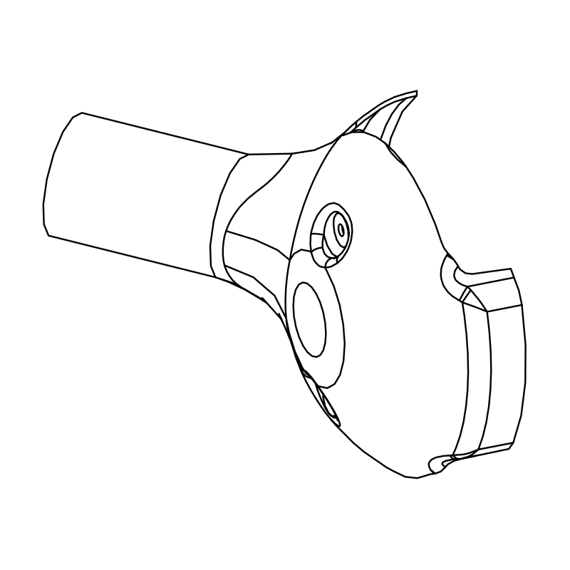 BE0112/C1 - Front Brake Duct Carbon