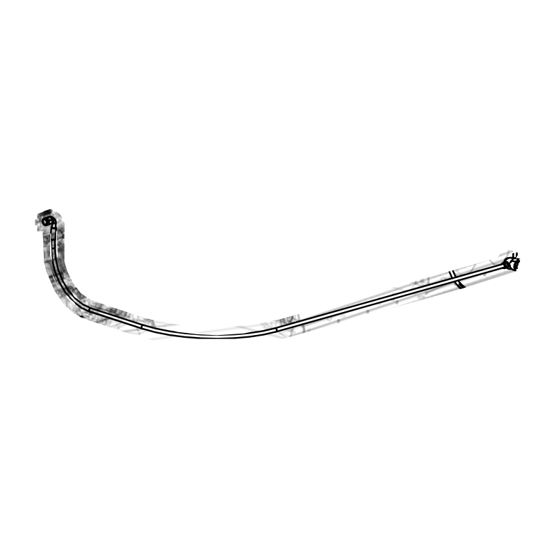 BL0130 - Brake Line Front RH LHD